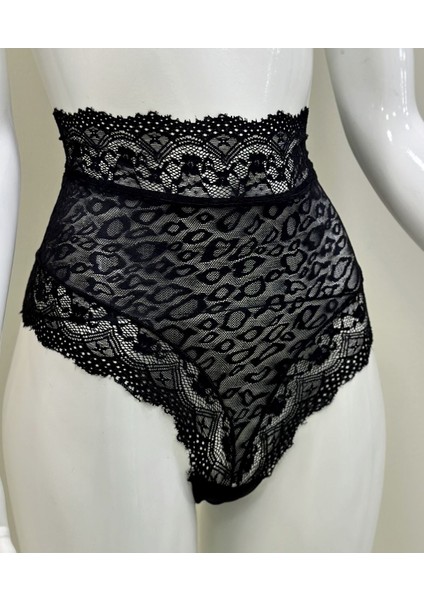 Siyah Dantelli Yüksek Bel Külot VENÜS-K1013 fiyatları