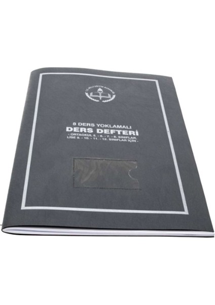 Ders Defteri 8 Ders Yoklamalı Plastik Kapak - 4 Adet