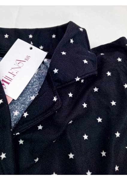 Alt Üst 2'li Takım Yıldız Desenli Pjama Takım Yılbaşı Pjama Takım fırsatları