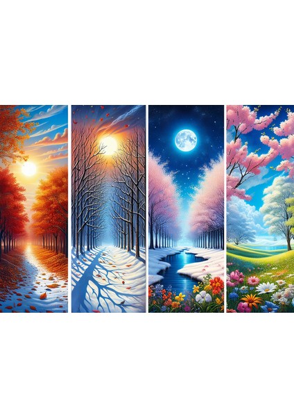 Mevsim Kapıları 1000 Parça Puzzle