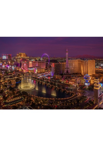Las Vegas, Usa 1000 Parça Puzzle