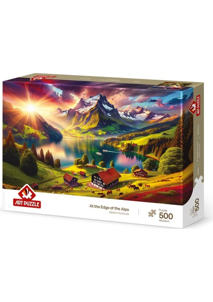 Alplerin Kıyısında 500 Parça Puzzle