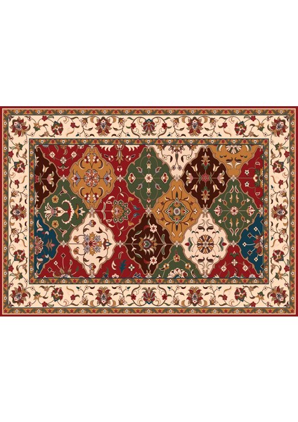 Anadolu Çiçekleri-Halı Motif 1000 Parça Puzzle