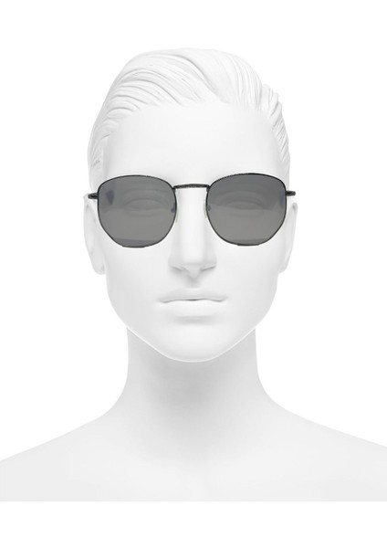 Yeni Sezon Unisex Güneş Gözlüğü Polorize Şık Erkek ve Kadınların Için Oval Siyah Cam MO14