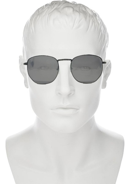 Yeni Sezon Unisex Güneş Gözlüğü Polorize Şık Erkek ve Kadınların Için Oval Siyah Cam MO14