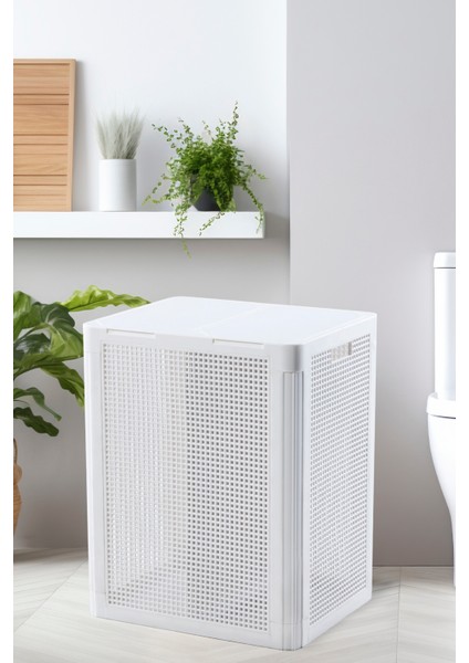 Smartduo Iki Bölmeli Çamaşır Sepeti 84LT. fırsatları
