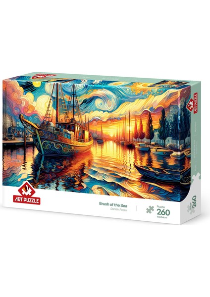 Denizin Fırçası 260 Parça Puzzle