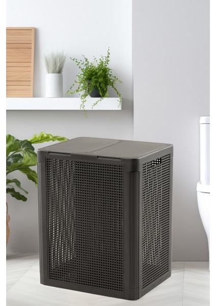 Smartduo Iki Bölmeli Çamaşır Sepeti 84LT. fırsatları
