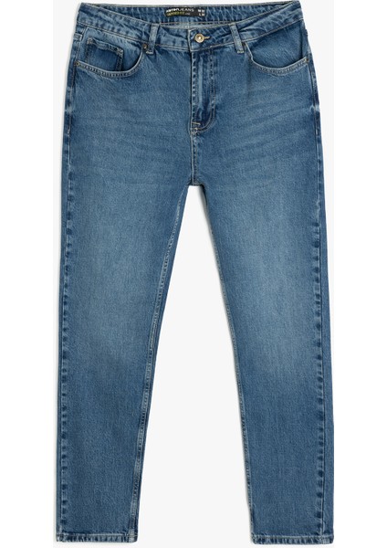 Normal Bel Pamuklu Tapered Fit Jean Pantolon - Joe Jean