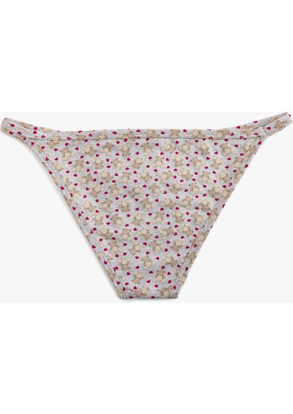 Pamuklu Biyeli Rahat Kalıp Çiçekli Kadın Külot fiyatları