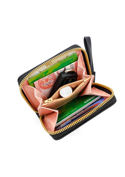 Bayan Kısa Cüzdan Basit Fermuarlı Küçük Para Cüzdanı Kart Tutucu Sevimli Para Cüzdanı (Yurt Dışından) fırsatları