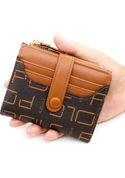 Kadın Cüzdanı Bayan Kısa Büyük Kapasiteli Çoklu Kart Yuvası Kart Tutucu Toka Para Cüzdanı (Yurt Dışından) fiyatları