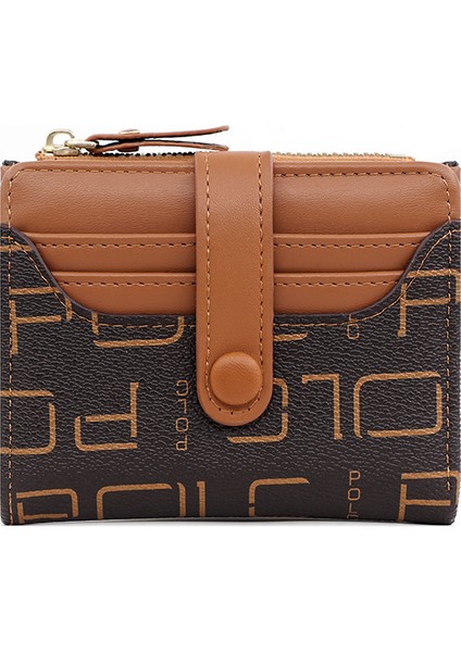 Kadın Cüzdanı Bayan Kısa Büyük Kapasiteli Çoklu Kart Yuvası Kart Tutucu Toka Para Cüzdanı (Yurt Dışından) indirimleri