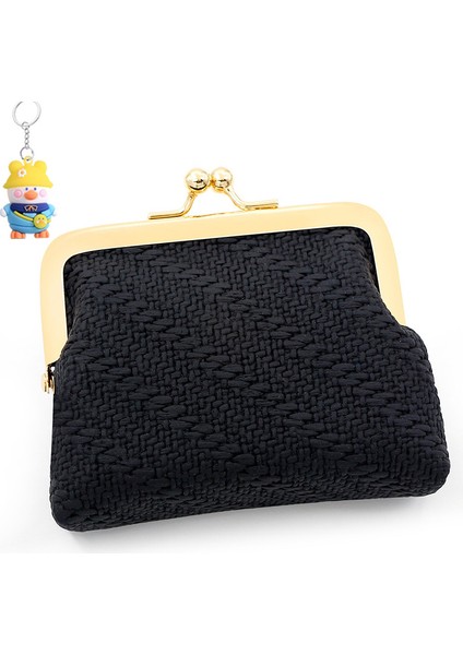 Taşınabilir Değişim Kartı Tutucu Clutch Çanta Çok Fonksiyonlu Demir Çerçeve Depolama Klipsi Çantası (Yurt Dışından)