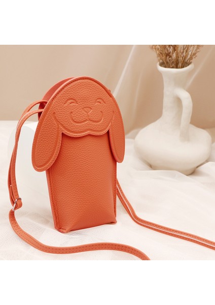 Sevimli Cep Telefonu Çantası Köpek Yavrusu Karikatür Kadın Çantası Basit Omuz Çantası Messenger Çantası (Yurt Dışından)