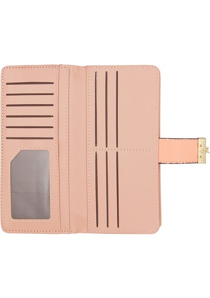 Içi Boş Uzun Fermuarlı Cüzdan Bayanlar Para Cüzdanı Cep Telefonu Çantası Kadın Clutch Para Cüzdanı (Yurt Dışından) fırsatları