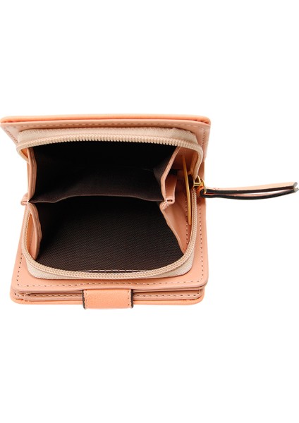 Bayanlar Cüzdan Kısa Büyük Kapasiteli Iki Katlı El Çantası Kart Tutucu Para Cüzdanı (Yurt Dışından) indirimleri