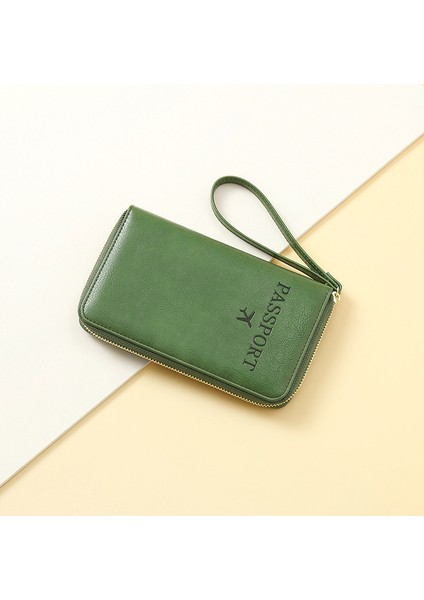 Taşınabilir Büyük Kapasiteli Çok Kart Yuvası Kart Tutucu Pasaport Tutucu Depolama Fermuarlı Uçak Bileti Cep Telefonu (Yurt Dışından) modelleri