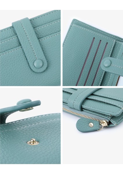 Cüzdan Çoklu Kart Yuvası Kısa Kadın El Çantası Kart Tutucu Cep Telefonu Çantası (Yurt Dışından) fırsatları