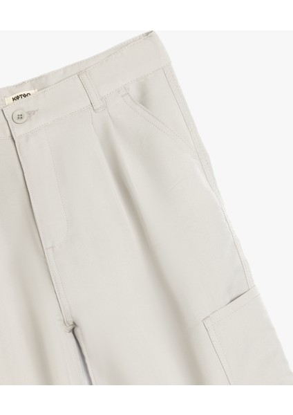 Cep Detaylı Modal Karışımlı Jogger Pantolon modelleri