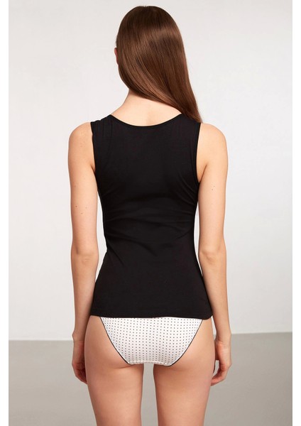Kom Singlet Pamuklu Kalın Askılı Atlet