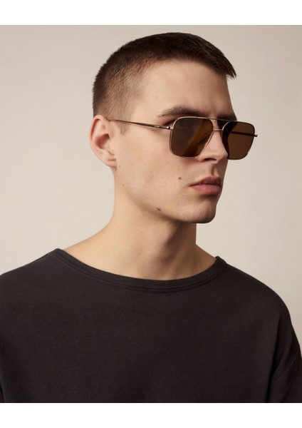 Steel Aviator Brown - Kahverengi Yetişkin Güneş Gözlüğü indirimleri