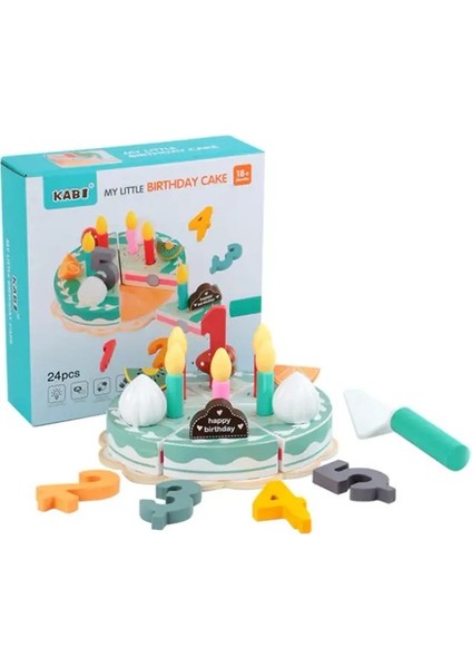 Perfect Choice Ahşap Kesim Doğum Günü Pastası Oyuncakları (Yurt Dışından)