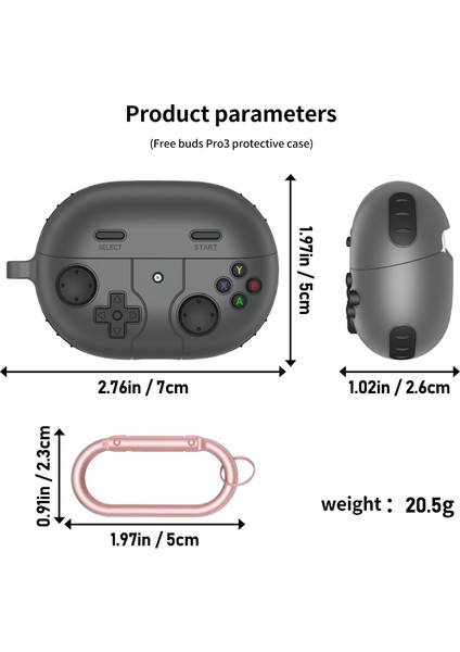 Huawei Freebuds Pro 3 / Pro 4 Için Silikon Kulaklık Kılıfı (Yurt Dışından) fiyatları