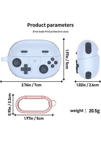 Huawei Freebuds Pro 3 / Pro 4 Için Silikon Kulaklık Kılıfı (Yurt Dışından) fiyatları