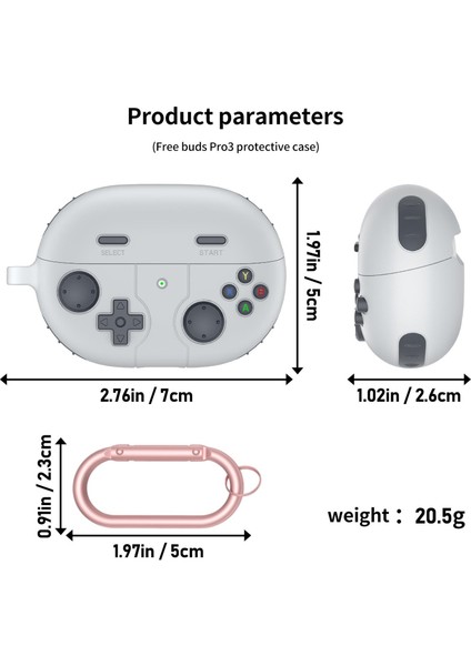Huawei Freebuds Pro 3 / Pro 4 Için Silikon Kulaklık Kılıfı (Yurt Dışından) fiyatları