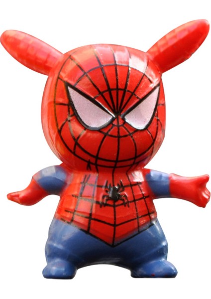 6 Avengers Cos Bikachu Mini Dıy Peyzaj Mikro Peyzaj Dekorasyon Süsleme Biblolar (Yurt Dışından)