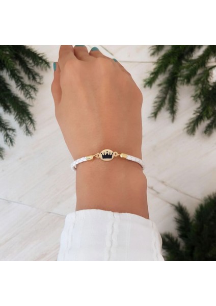 Altın Plakalı 14 Ayar Kadınlar İçin Özel Tasarımlı Kral Bilekliği fiyatları