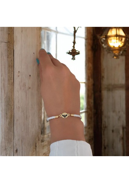 Kadınlar İçin Özel Tasarımlı 14 Ayar Altın Plakalı Kartal Bilekliği fiyatları