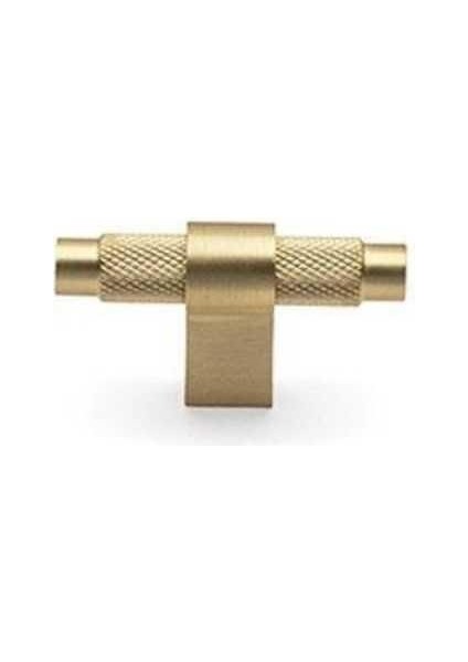 Düğme Mobilya Kulbu Mat Altın 8mm Kulp (SY8772 0008 Bb-Bb)