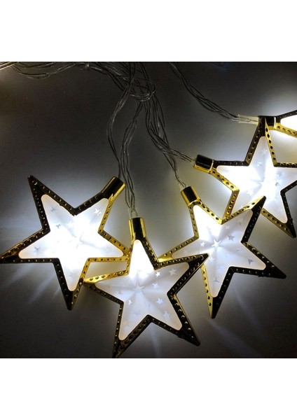 LED Yıldız Ay Işığı Dizisi 1.65M 10 Işık USB Modeli Yıldız-Sıcak Beyaz (Yurt Dışından) fırsatları