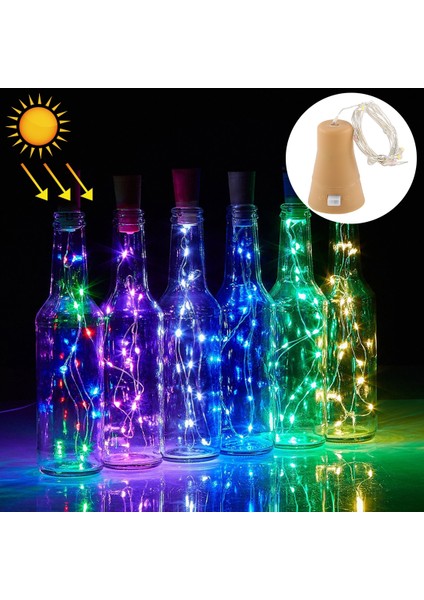1 M 10 LED Smd 0603 Güneş Enerjili Bakır Tel Dize Işık Peri Lamba Renkli Işık (Yurt Dışından)