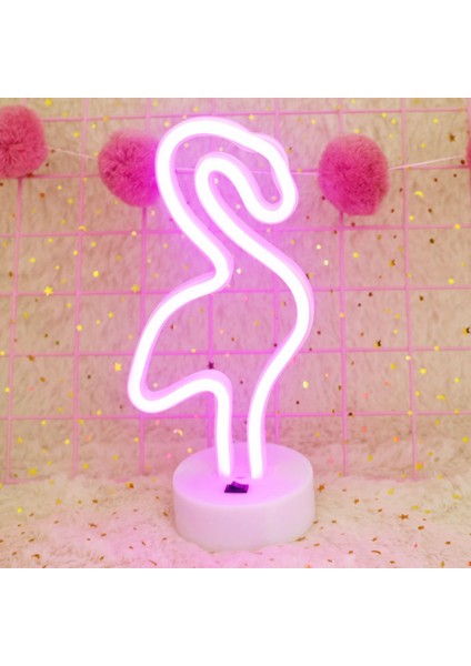 Tatil Dekoratif Neon LED Işık Tutuculu (Yurt Dışından)