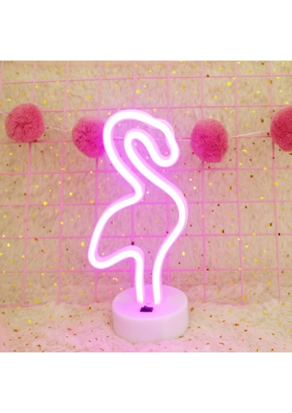 Tatil Dekoratif Neon LED Işık Tutuculu (Yurt Dışından)