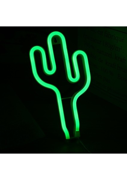 LED Neon Işık Kaktüs (Yurt Dışından)