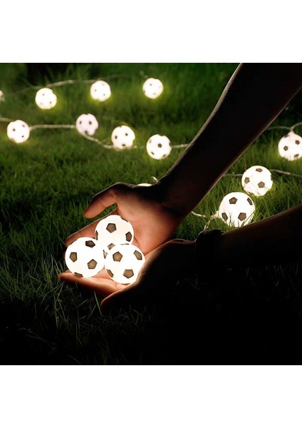 Futbol Dize LED Işık 2m 20 LED Beyaz Işık (Yurt Dışından) fırsatları