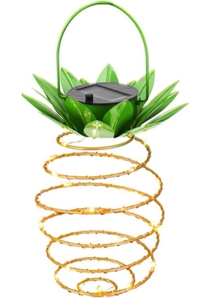 30 LED Açık Demir Ananas Dize Güneş Fener Teleskopik Avize Modern Sundurma Işık (Yurt Dışından)