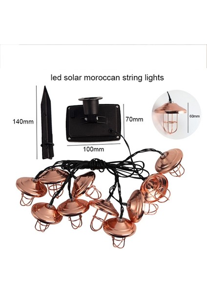 6m 20LED Güneş Fas Ferforje Dize Işık (Yurt Dışından) modelleri