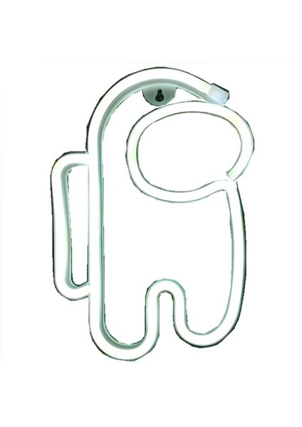 LED Spaceman Neon Işık Pembe+Mavi (Yurt Dışından)