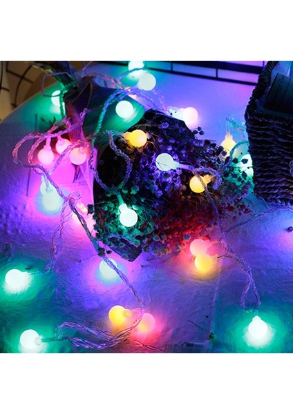 LED Su Geçirmez Top Işık Dize Renkli 30 LED -Ab Tak (Yurt Dışından)