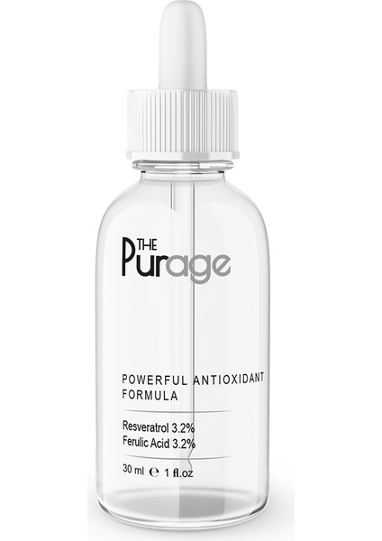 Powerful Antioxidant Serum - Güçlü Antioksidan Serum (Resveratrol 3.2%, Ferulic Acid 3.2%)