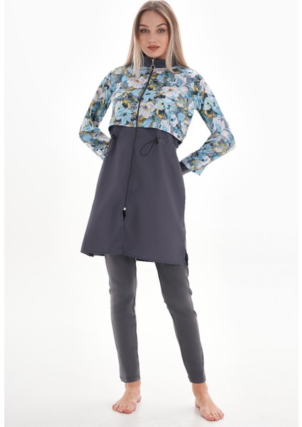 Tam Kapalı Tesettür Mayo 2322 Pera Sarılar Gri modelleri