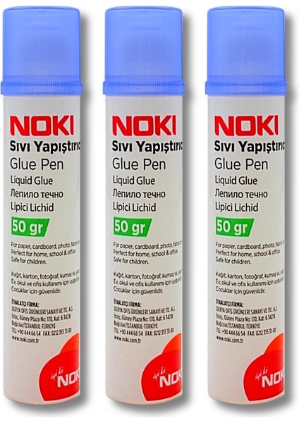 Glue Pen Sıvı Yapıştırıcı 50 gr (3450) 3 Adet
