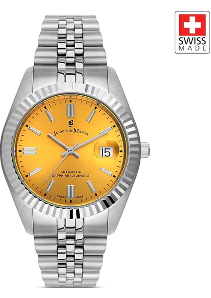 Inspıratıon JWG04201 (Sellita SW200-1, 26 Jewels Otomatik Mekanizmalı, Swiss Made) Erkek Kol Saati