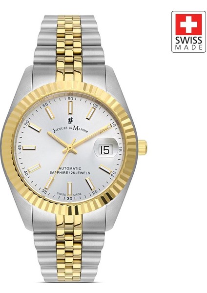 Inspıratıon JWG04209 (Sellita SW200-1, 26 Jewels Otomatik Mekanizmalı, Swiss Made) Erkek Kol Saati