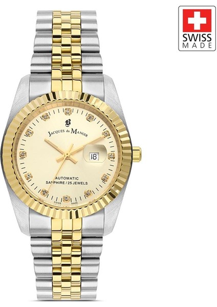 Inspıratıon JWL04115 (Sellita SW100, 25 Jewels Otomatik Mekanizmalı, Swiss Made) Kadın Kol Saati